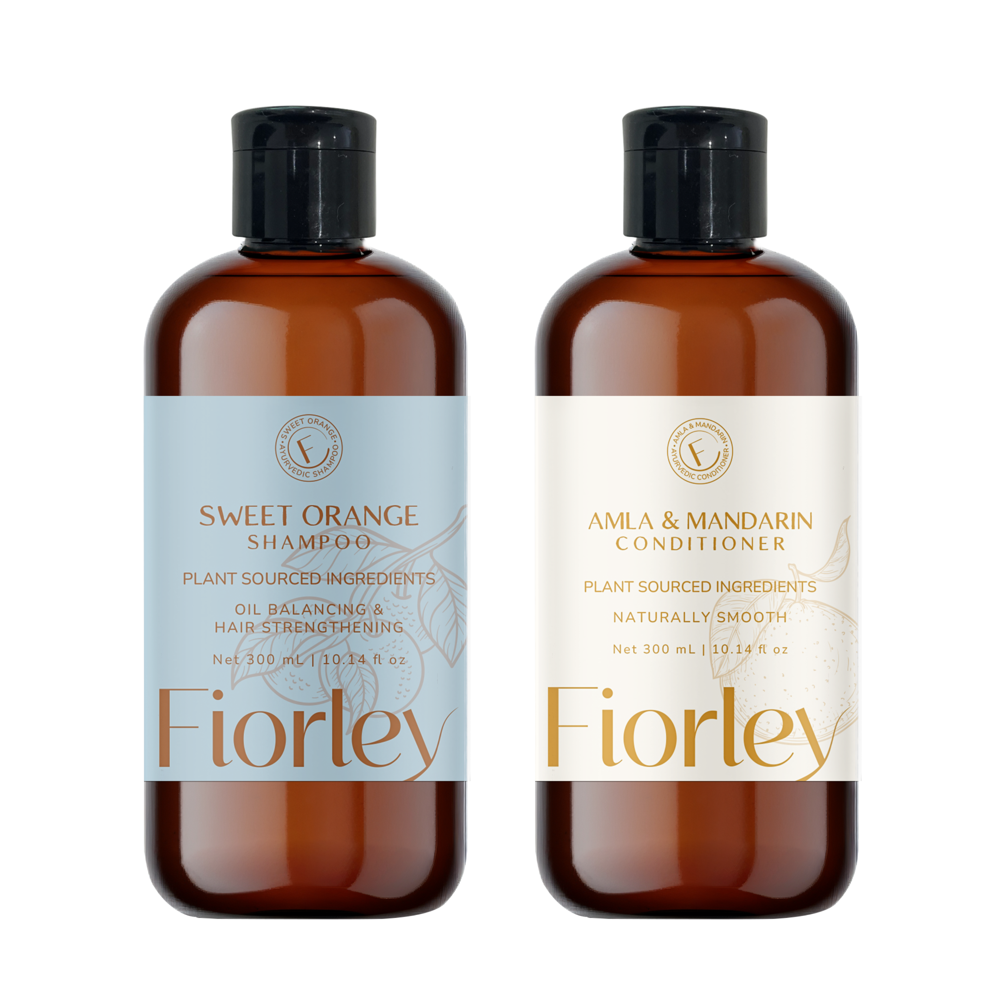 Natural Shampoo and Conditioner for Oily Scalp & Hair | Clarifying Duo